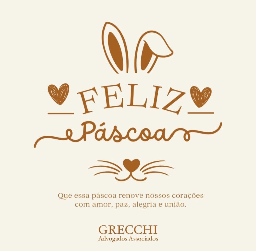 Desejamos uma feliz e abençoada Páscoa! 🐰🤍